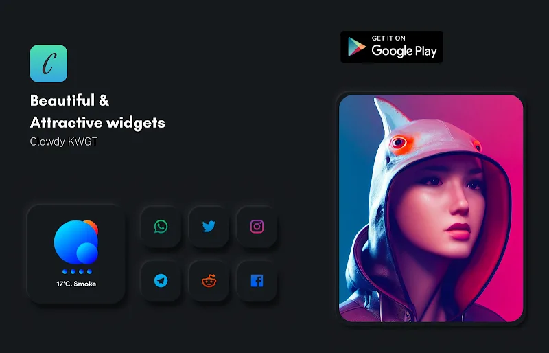 Capture d'écran Clowdy KWGT 4