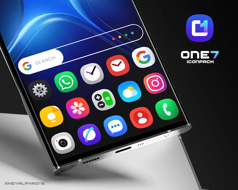 Tangkapan layar OneUI 9 IconPack 1