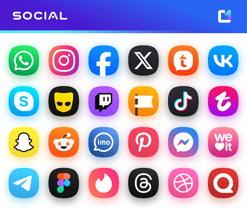 Tangkapan layar OneUI 9 IconPack 4