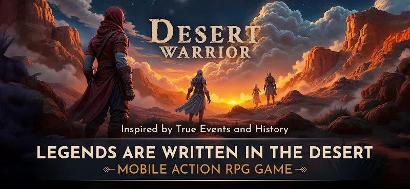Desert Warrior RPG Game Screenshot 1