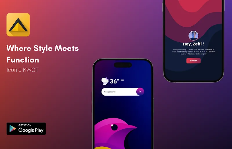 Iconic KWGT screenshot 6