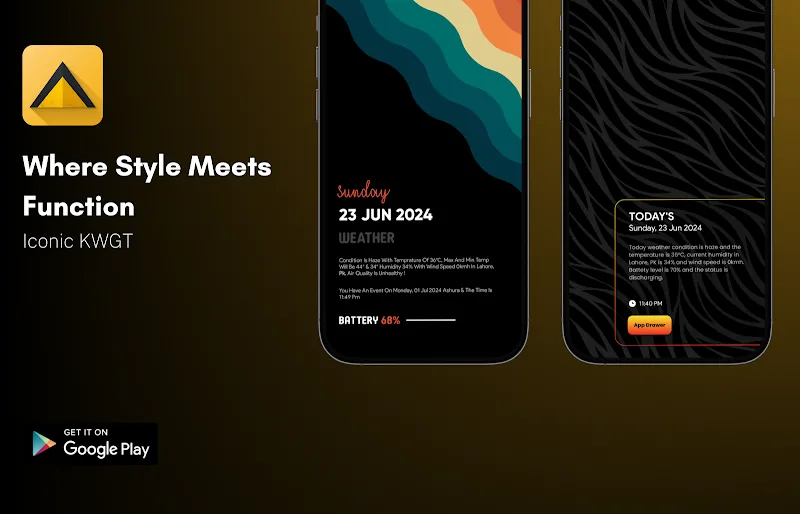Iconic KWGT screenshot 5