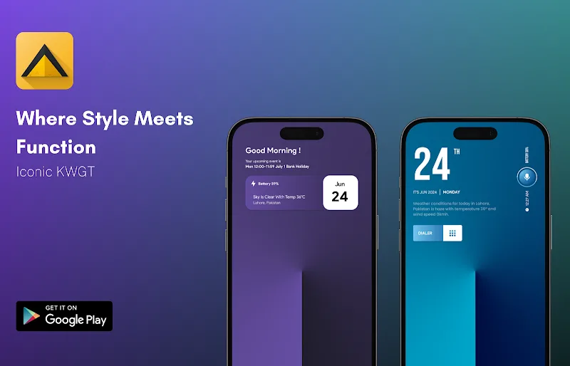 Iconic KWGT screenshot 2