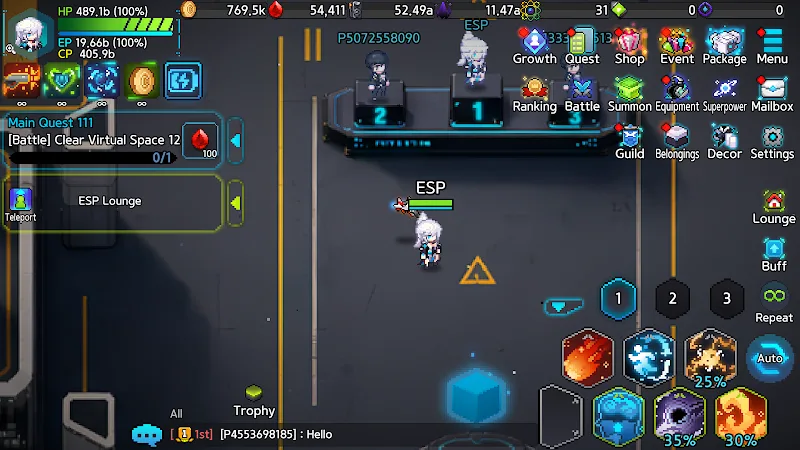 Tangkapan layar ESP Heroes 4