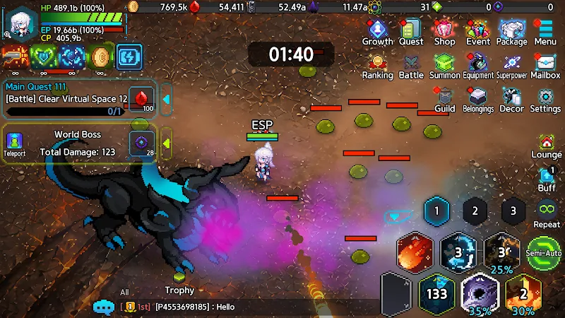 Tangkapan layar ESP Heroes 5