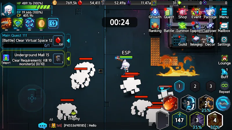 Tangkapan layar ESP Heroes 3