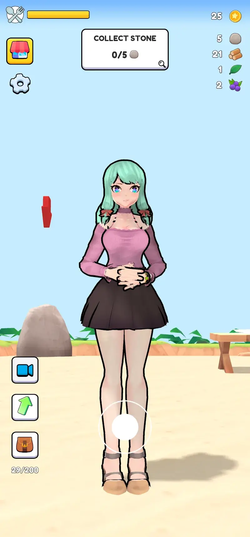 Waifu Island: Survival screenshot 1