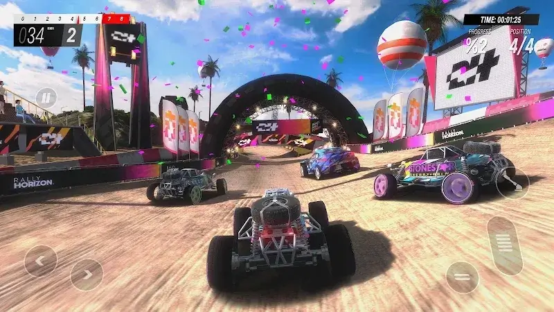 Captura de pantalla de Rally Horizon 3