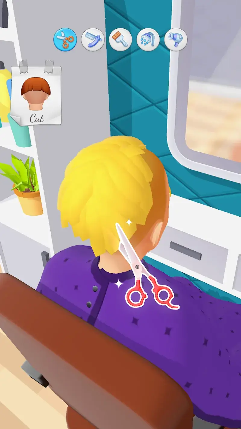 ภาพหน้าจอตัวอย่างเกม Hair Tattoo: Barber Shop 6