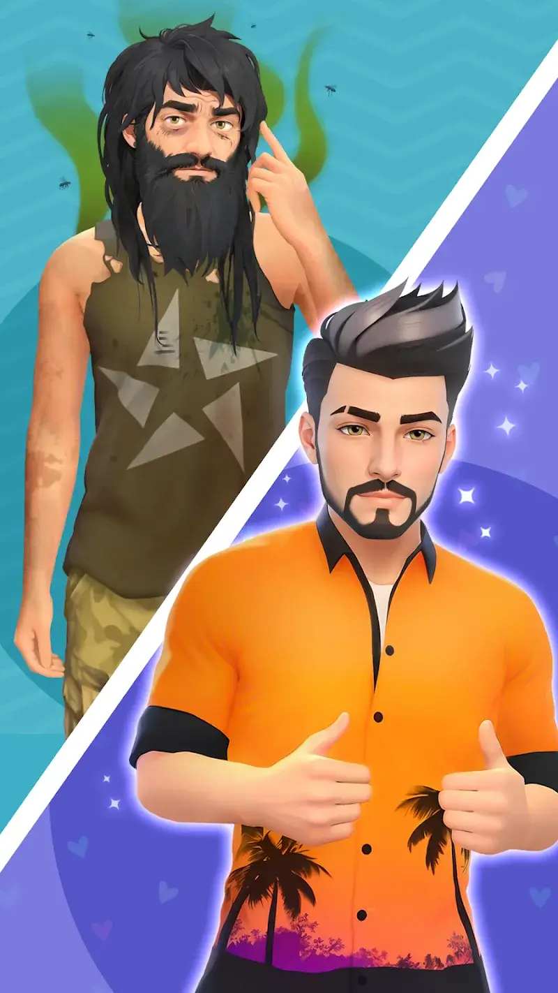 ภาพหน้าจอตัวอย่างเกม Hair Tattoo: Barber Shop 1