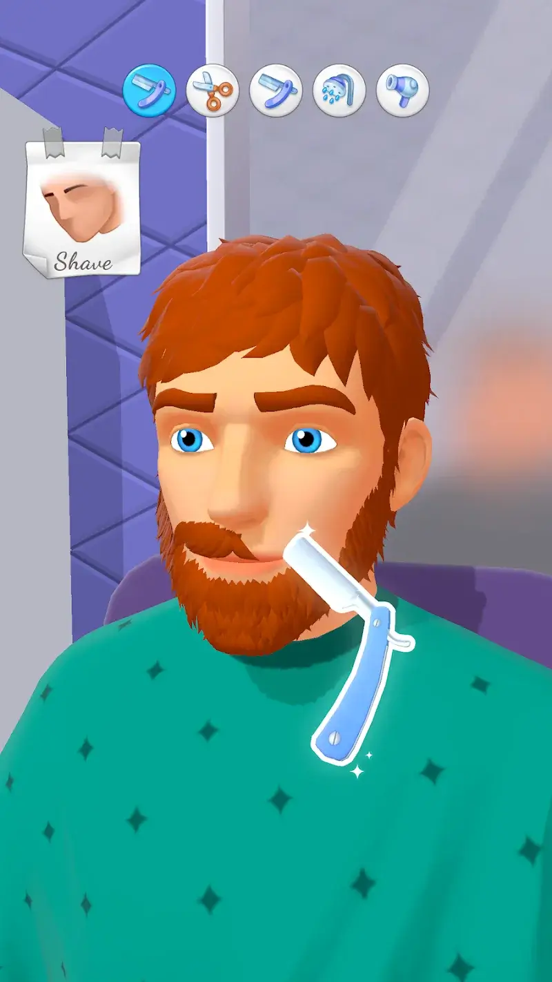 ภาพหน้าจอตัวอย่างเกม Hair Tattoo: Barber Shop 4