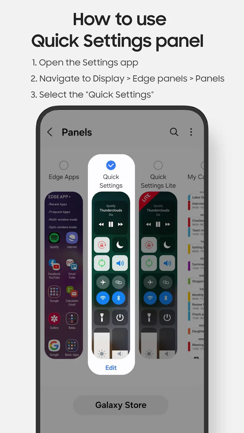 Quick Settings - Screenshot 1