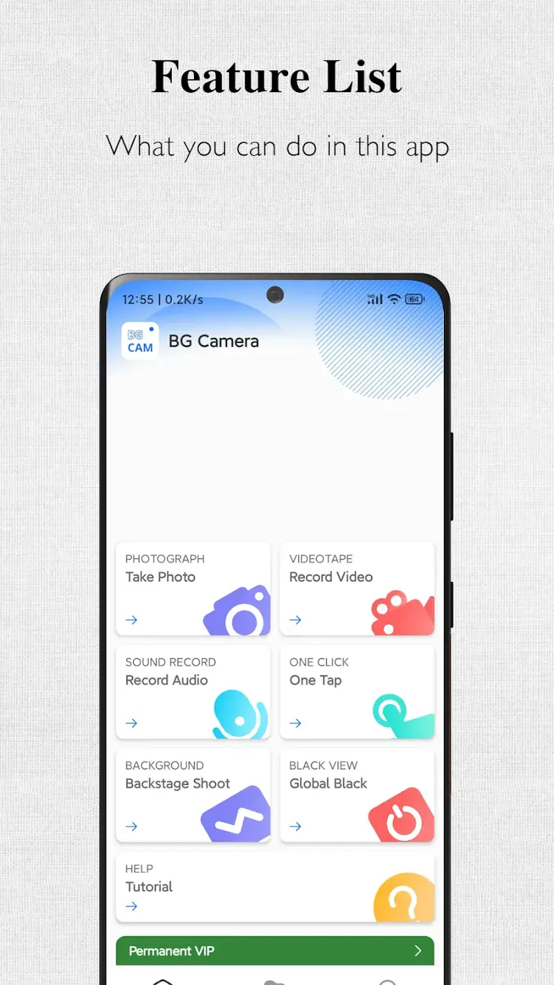Background Camera ~ Very Safe screenshot 2