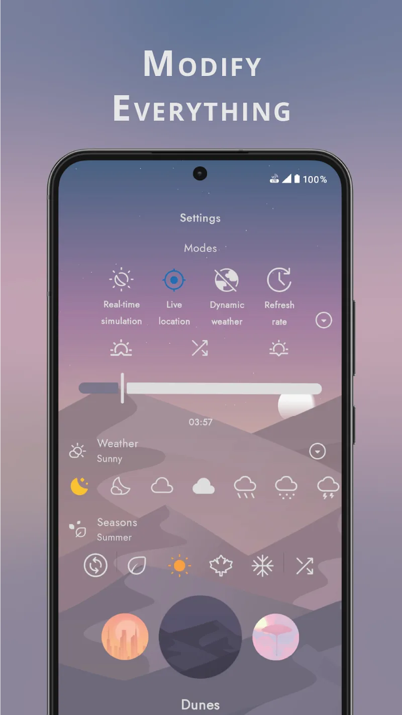 Tangkapan layar Chill Live Wallpaper 6