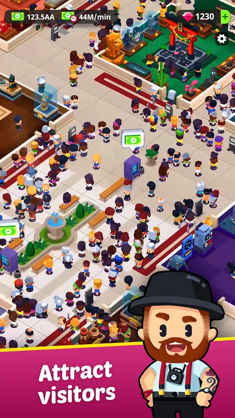 Скриншот 4 Idle Museum Tycoon
