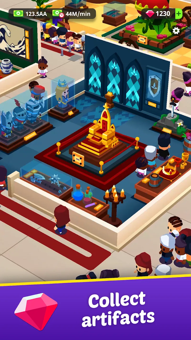 Скриншот 3 Idle Museum Tycoon