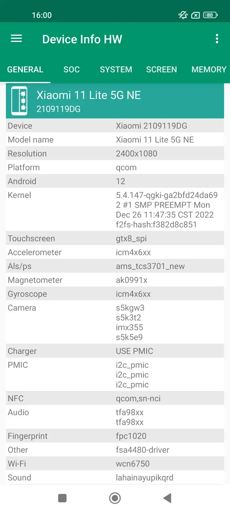 Device Info HW+ ekran görüntüsü 1