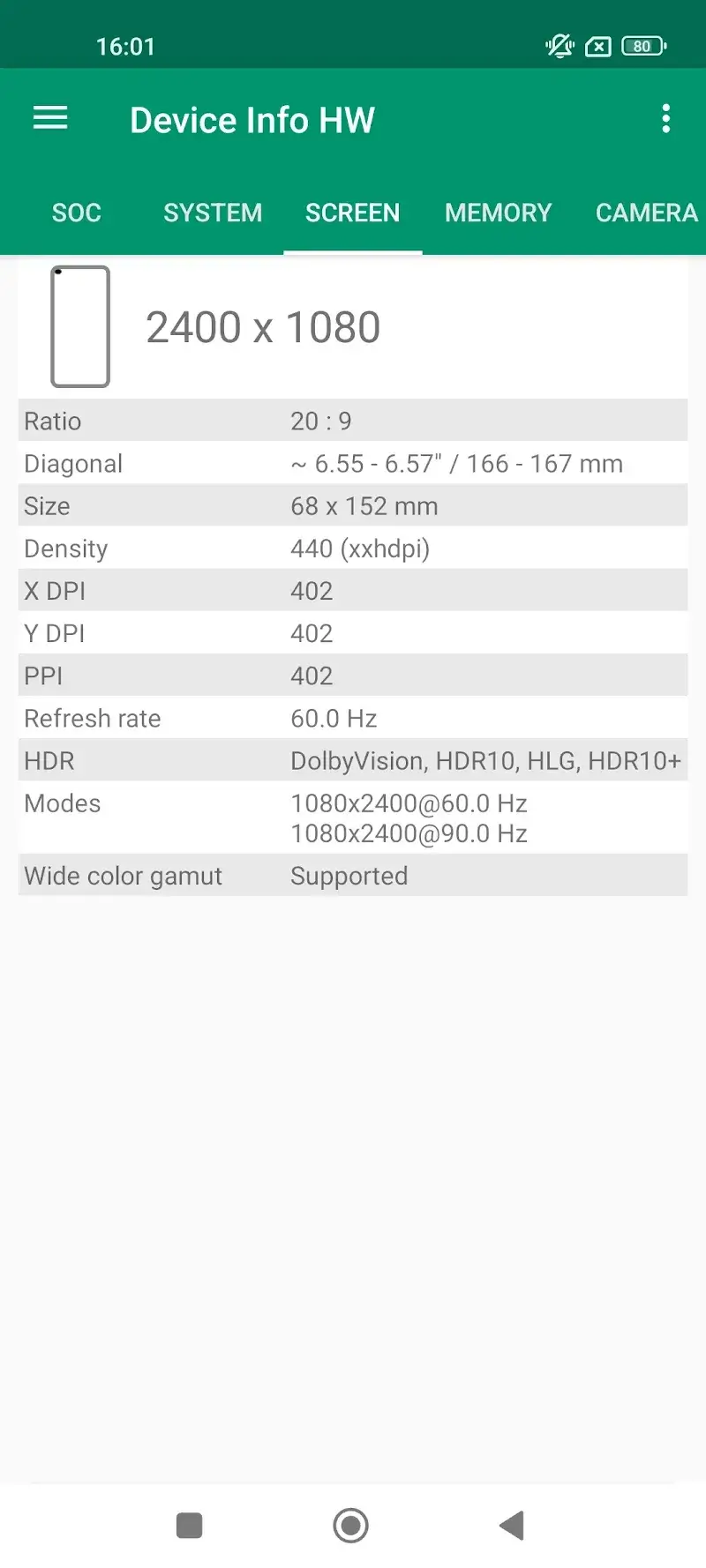 Device Info HW+ ekran görüntüsü 4
