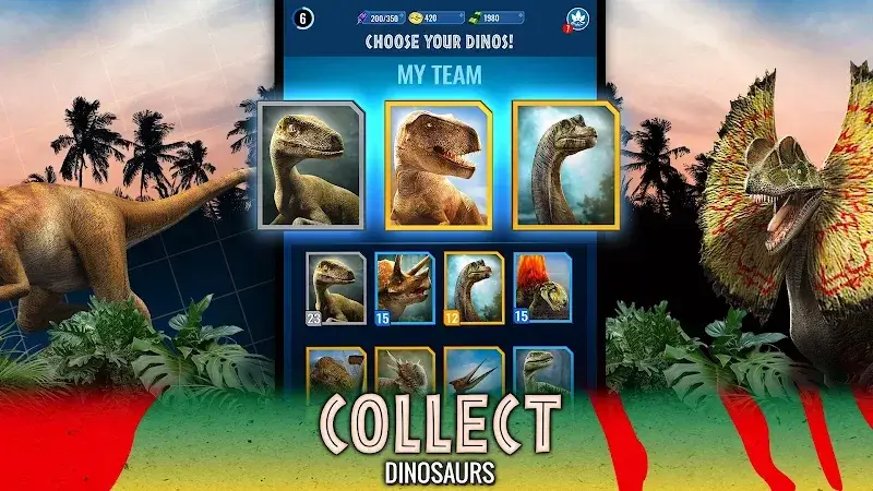 Capture d'écran 4 de Jurassic World Alive