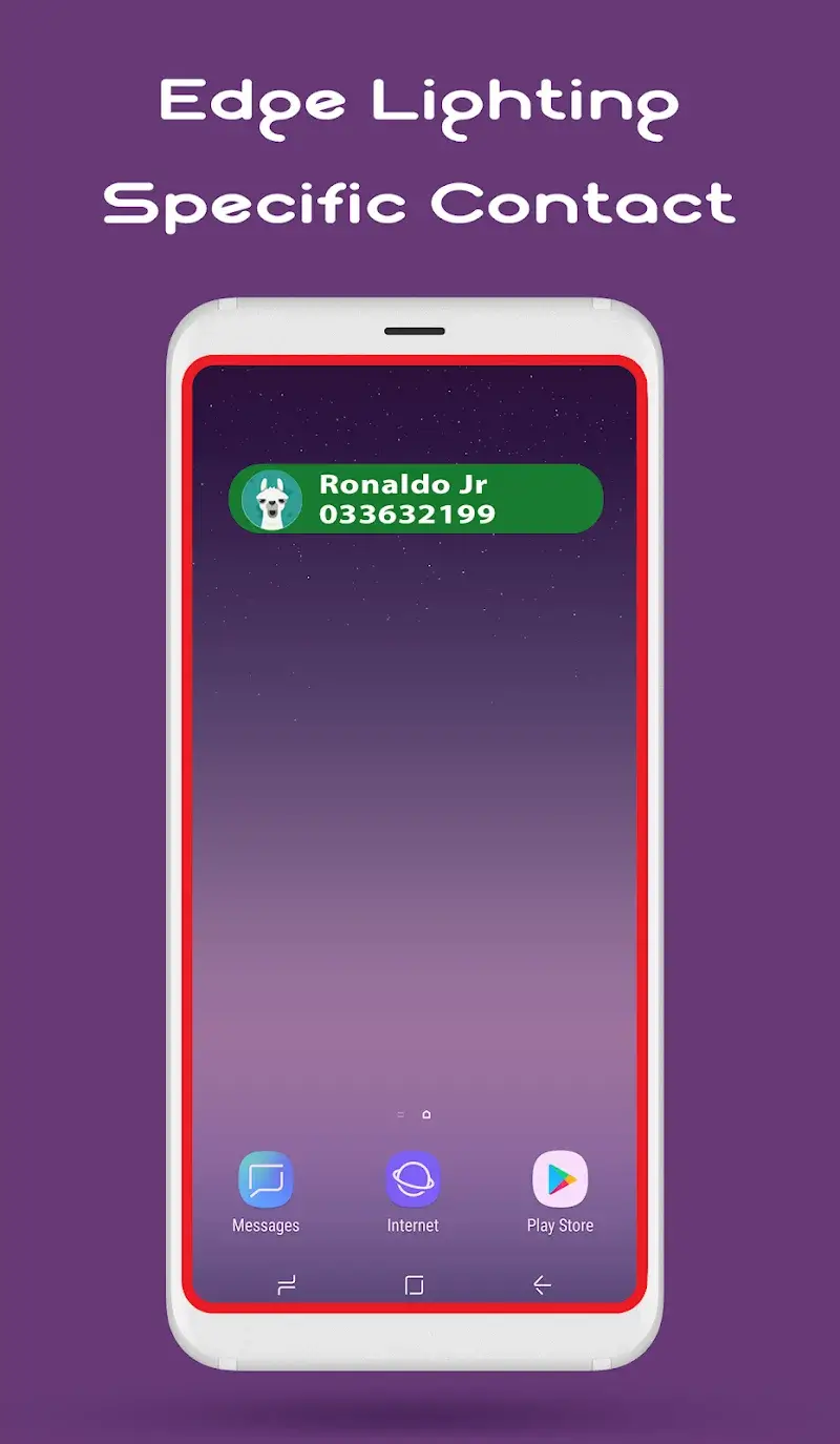 Tangkapan layar Edge Lighting Galaxy Dynamic 4