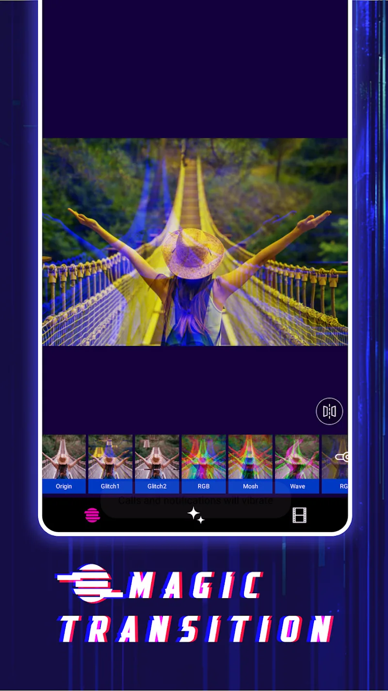 Screenshot aplikasi GlitchCam 2