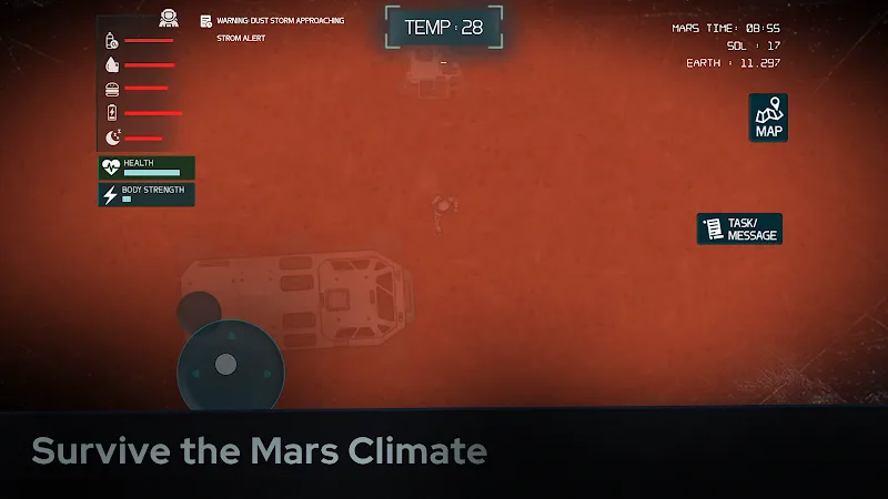 Mars Stranded: Captura de pantalla del juego 2