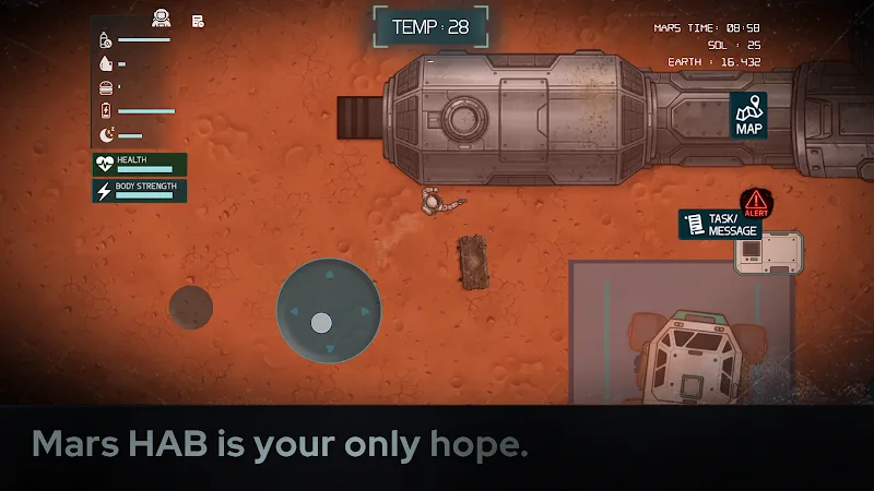 Mars Stranded: Captura de pantalla del juego 4