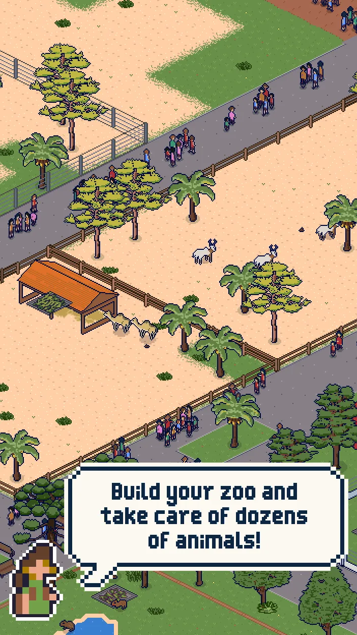 Captura de tela da jogabilidade de Retro Zoo CEO 4
