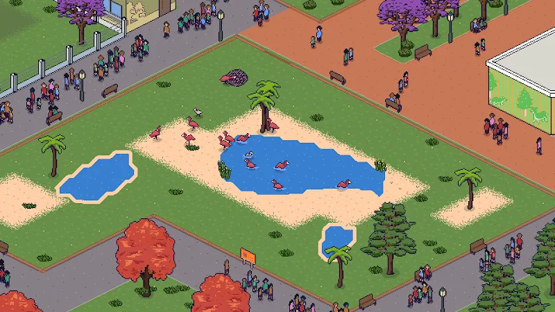 Captura de tela do gameplay de Retro Zoo CEO 1