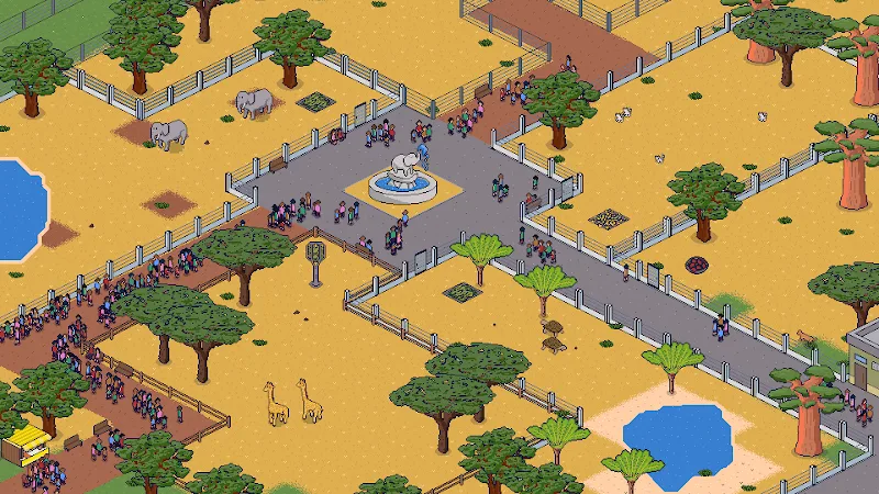 Captura de tela do gameplay de Retro Zoo CEO 3