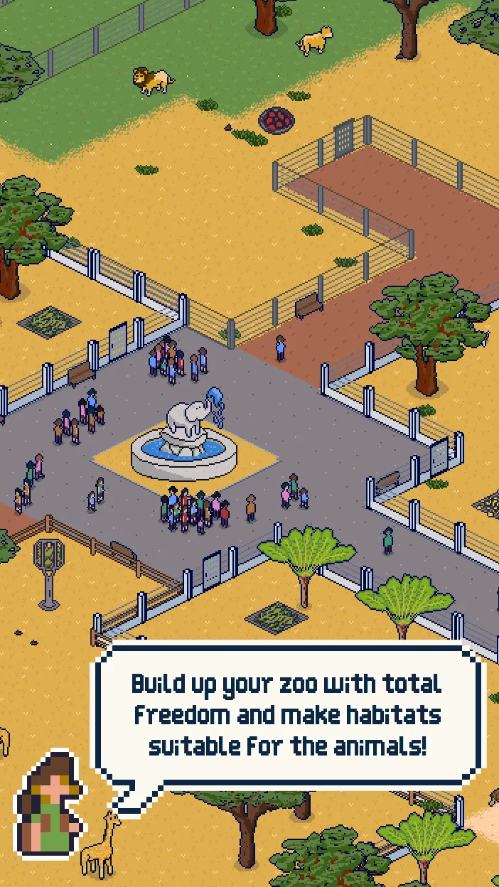 Captura de tela da jogabilidade de Retro Zoo CEO 5