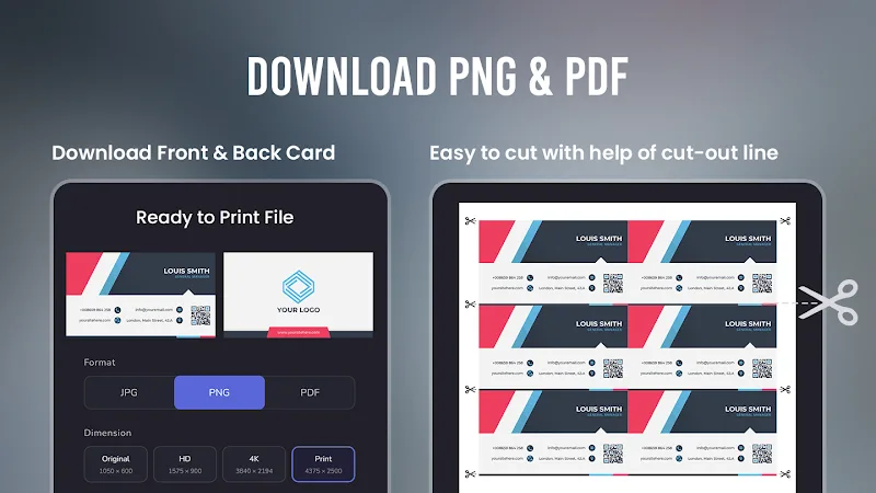 Ultimate Business Card Maker capture d'écran 5