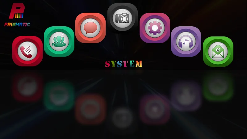 Capture d'écran 6 de Prismatic Icon Pack