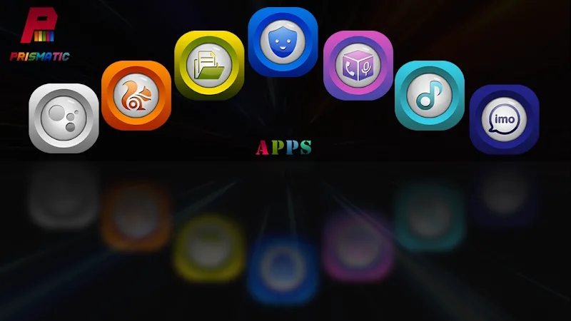 Capture d'écran 4 de Prismatic Icon Pack