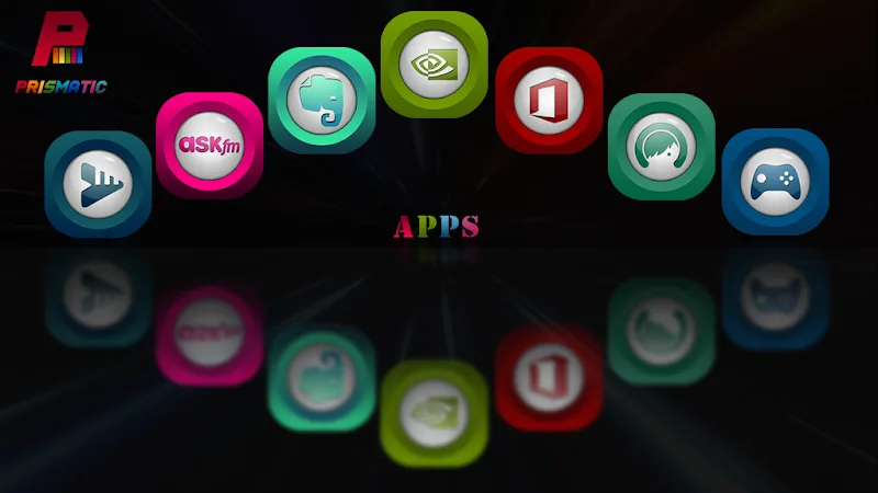 Capture d'écran 5 de Prismatic Icon Pack
