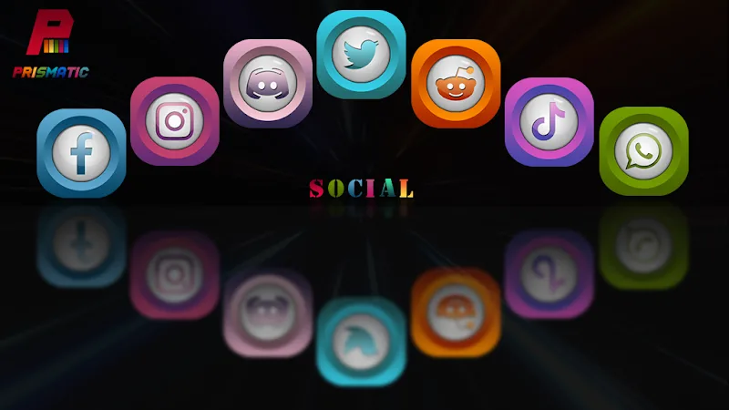 Capture d'écran 3 de Prismatic Icon Pack