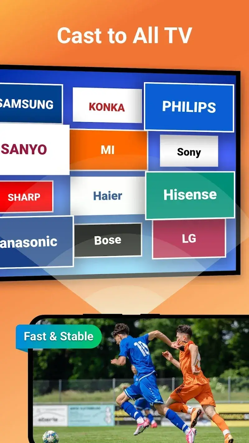 Cast to - TV XCast captura de pantalla 2