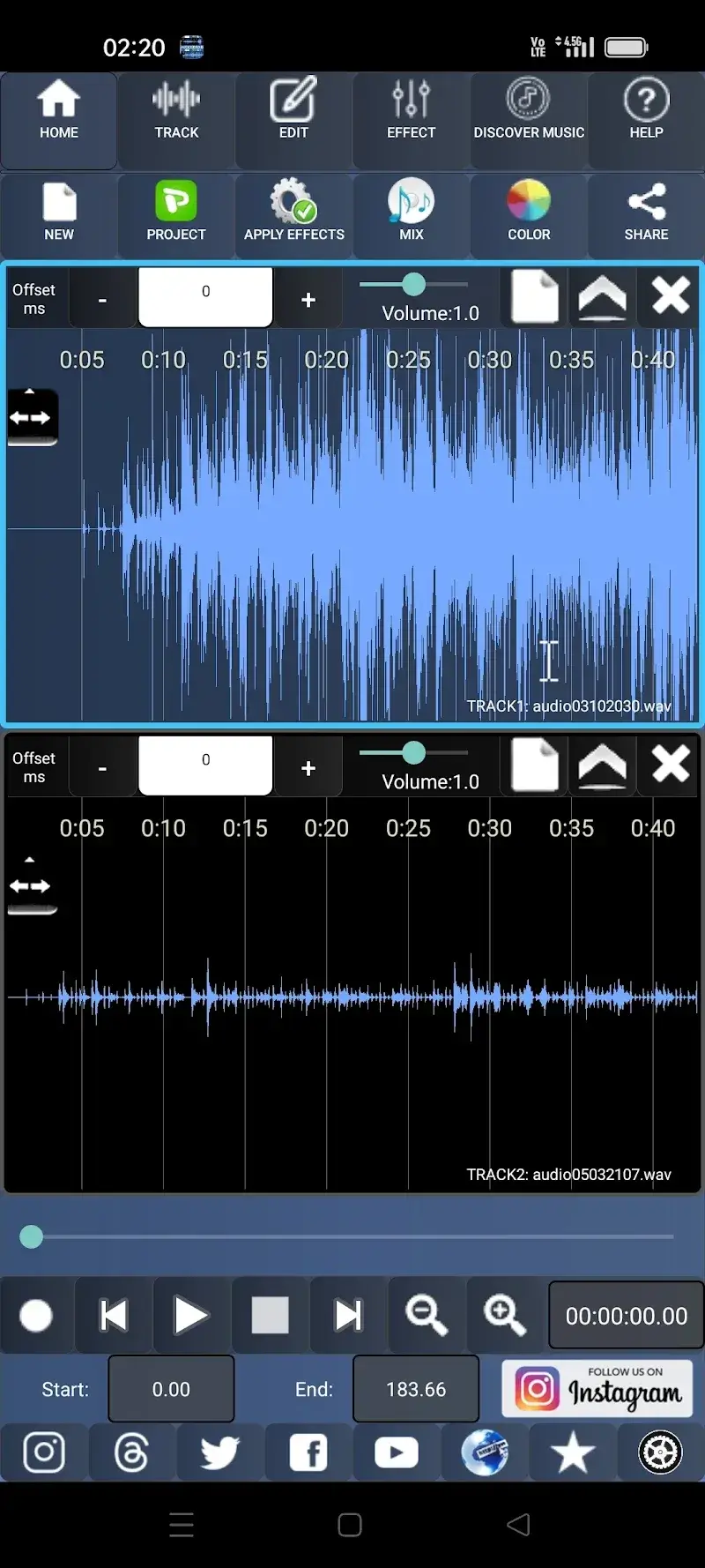 Audiosdroid Audio Studio Screenshot 1