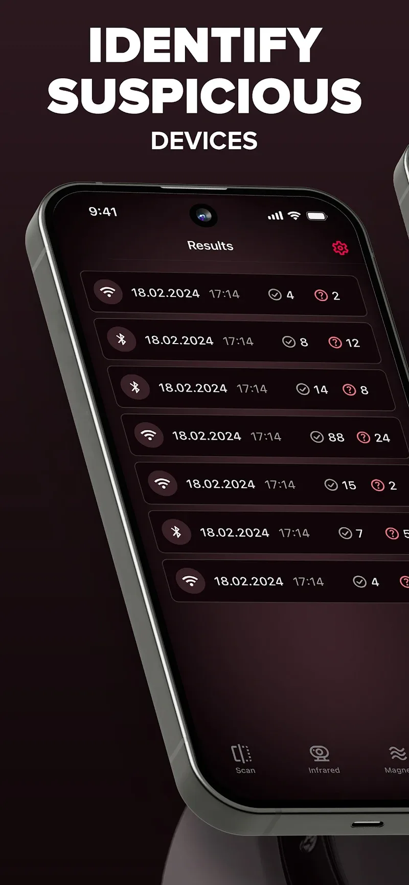Spy Camera Scanner in-app preview 3