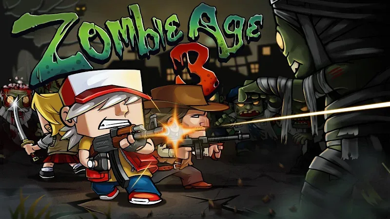 Zombie Age 3 - Tangkapan Layar 6: Navigasi melalui wilayah yang dipenuhi zombie