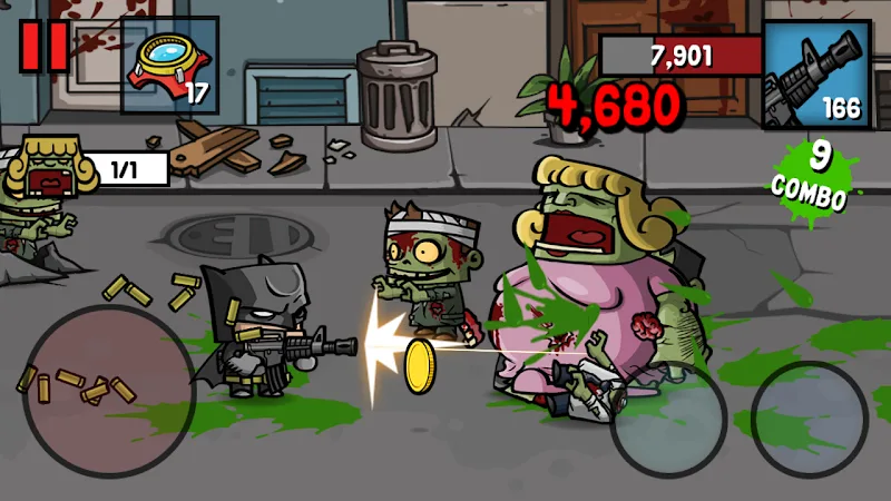 Zombie Age 3 - Tangkapan Layar 5: Terlibat dalam serangan zombie yang kacau