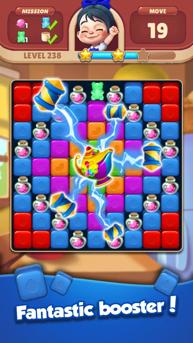 Hello Candy Blast: Puzzle Match screenshot 2