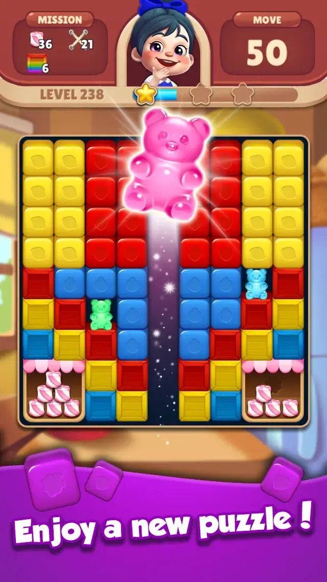 Hello Candy Blast: Puzzle Match screenshot 1