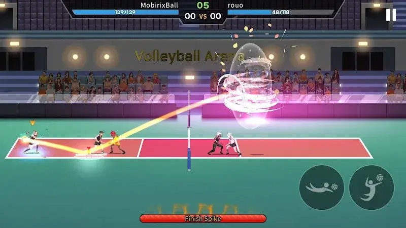 Volleyball King captura de pantalla 3