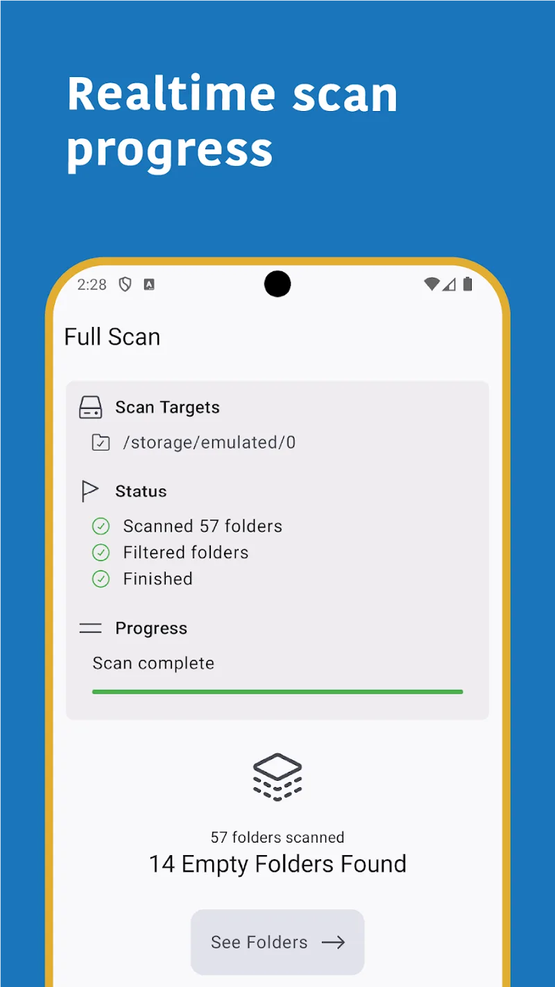 Captura de Pantalla Empty Folder Cleaner 5
