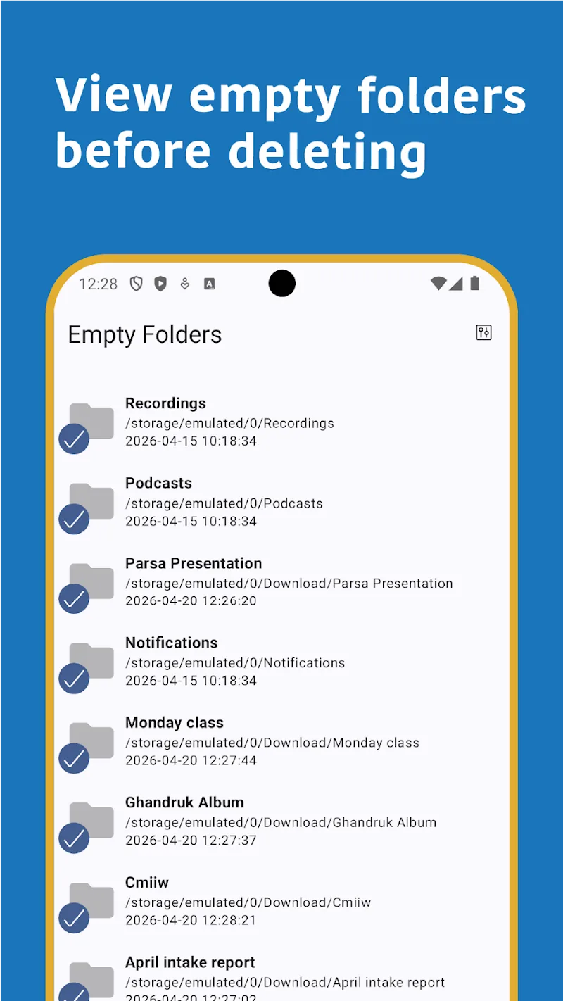 Captura de Pantalla Empty Folder Cleaner 2