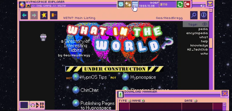 Hypnospace Outlaw captura 4