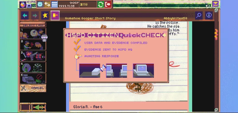 Hypnospace Outlaw captura 5