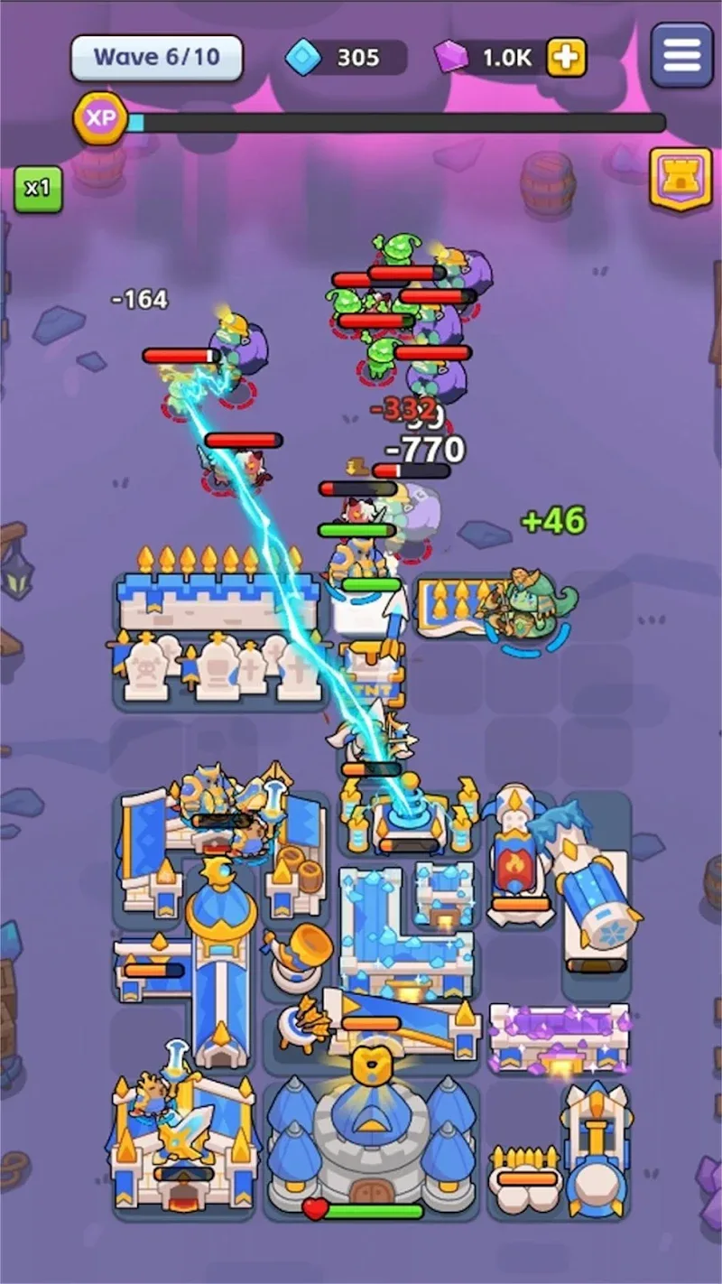 Capture d'écran du jeu Fortress Hero 3