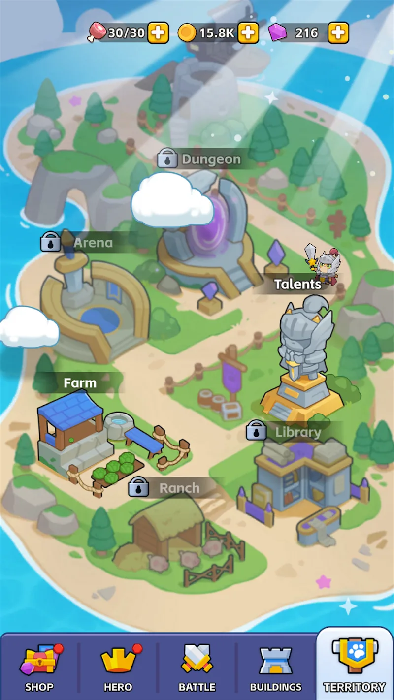 Capture d'écran du jeu Fortress Hero 6